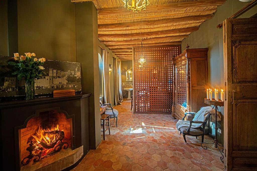 Aux Portes De Marrakech Villa Arts & Deco Avec Piscine 马拉喀什 外观 照片