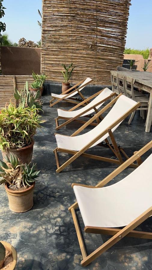 Aux Portes De Marrakech Villa Arts & Deco Avec Piscine 马拉喀什 外观 照片