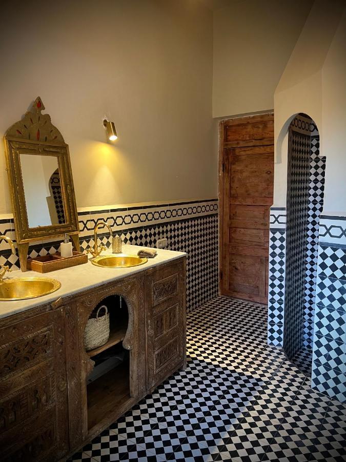Aux Portes De Marrakech Villa Arts & Deco Avec Piscine 马拉喀什 外观 照片