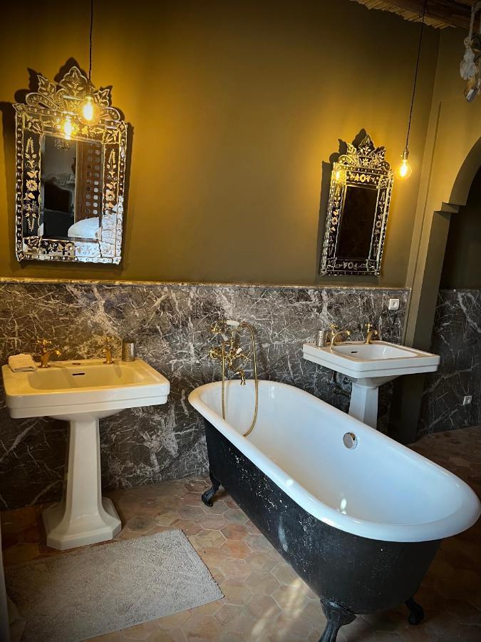 Aux Portes De Marrakech Villa Arts & Deco Avec Piscine 马拉喀什 外观 照片