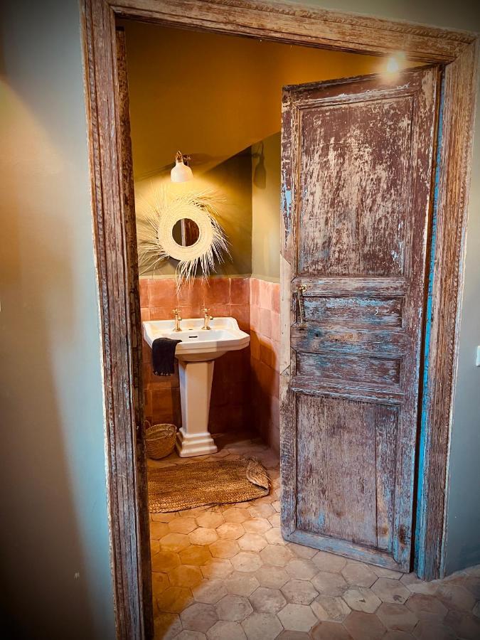 Aux Portes De Marrakech Villa Arts & Deco Avec Piscine 马拉喀什 外观 照片